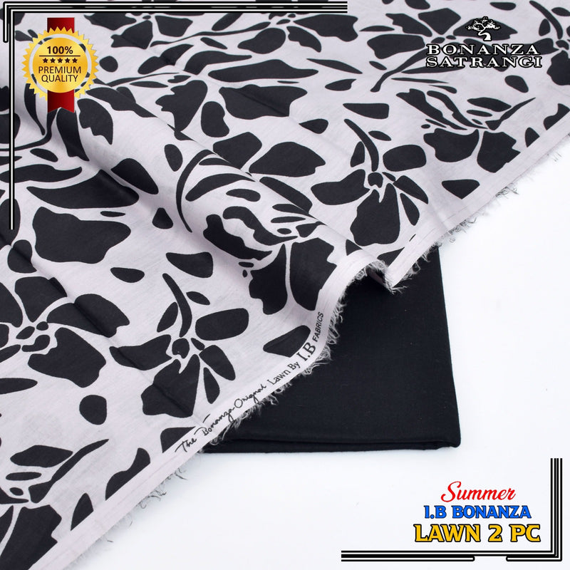 Huraira Collection Premium Lawn 2PC Suit – Shirt & Trouser