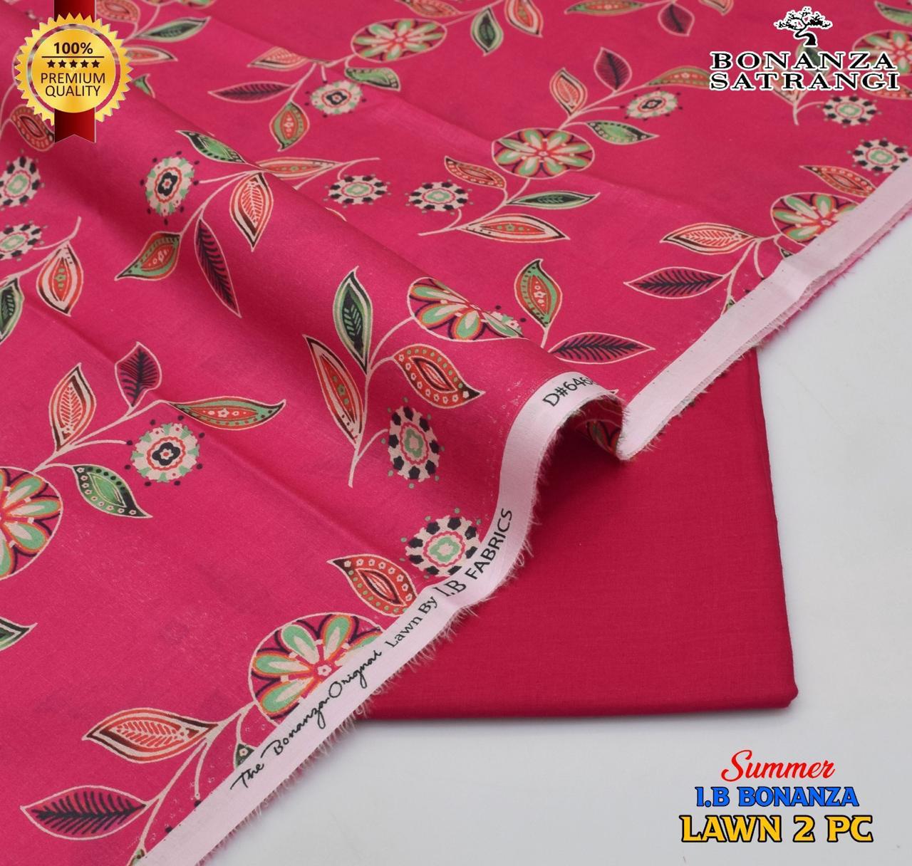 Huraira Collection Premium Lawn 2PC Suit – Shirt & Trouser