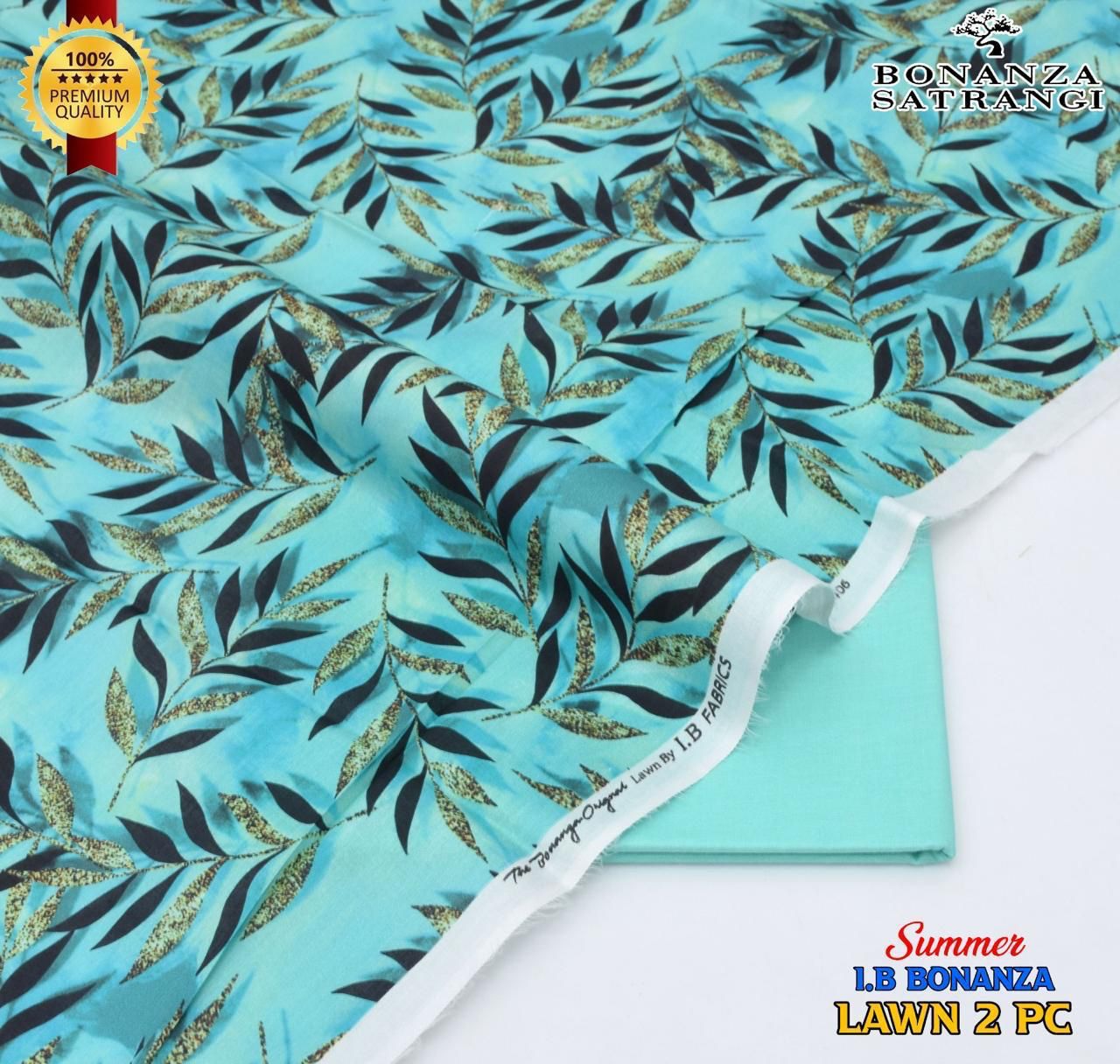 Huraira Collection Premium Lawn 2PC Suit – Shirt & Trouser