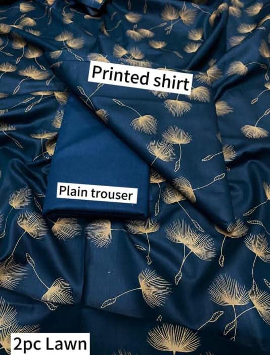Huraira Collection Premium Lawn 2PC Suit – Shirt & Trouser