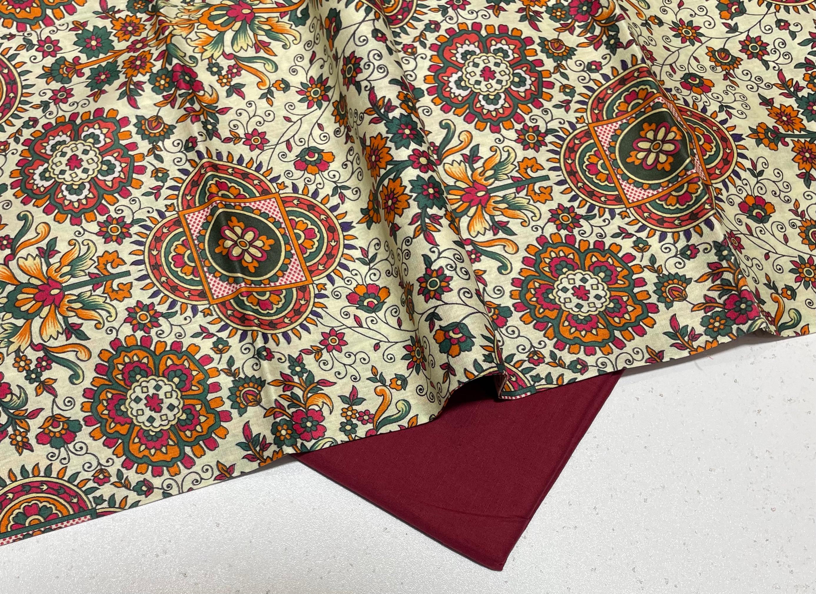 Huraira Collection Premium Lawn 2PC Suit – Shirt & Trouser